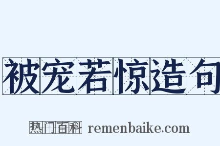被宠若惊造句是什么意思的图片